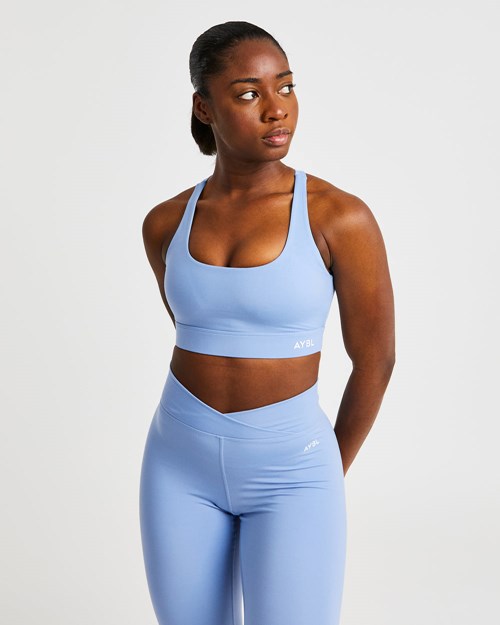 AYBL Flow Sports Bra Blau | 13857-OWFR