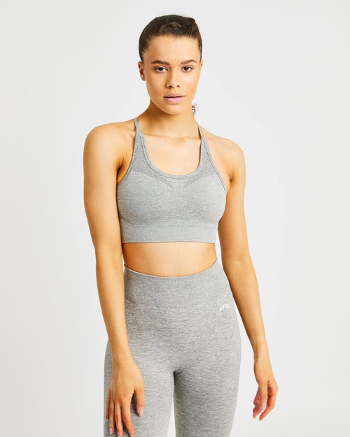 AYBL Motion Seamless Sports Bra Khaki | 45068-UVXL