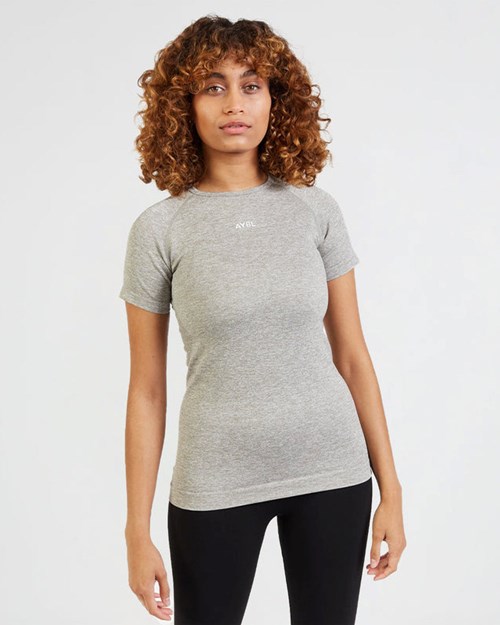 AYBL Motion Seamless T Shirt Khaki | 59632-TIVR